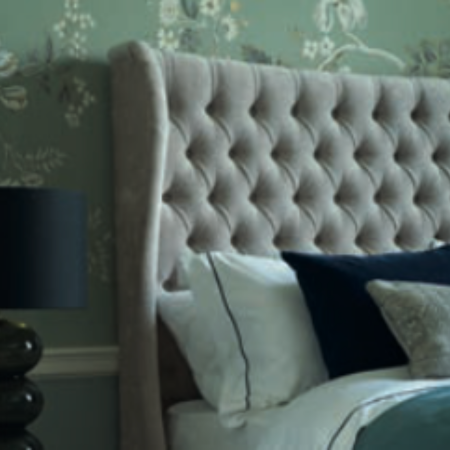 Elizabeth Winged Headboard
