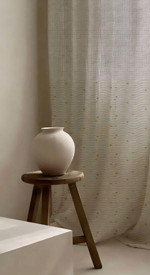 Minimalist Sheer Designer Curtains