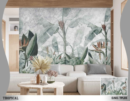 Tropical Bloom Wallpaper – D.NO. TPL05