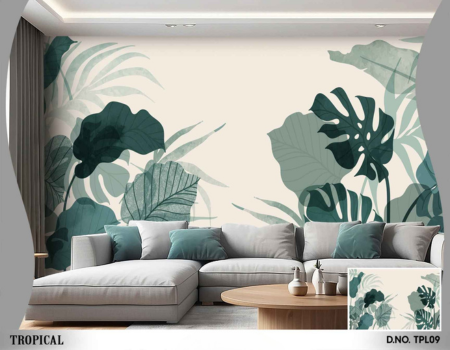 Tropical Monstera Wallpaper – D.NO. TPL09