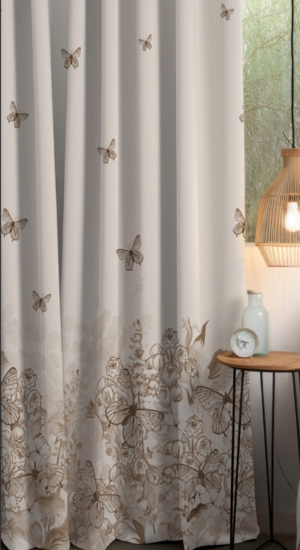 Butterfly Bloom Designer Curtains