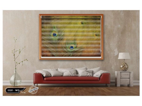 Peacock Aura Zebra Blinds